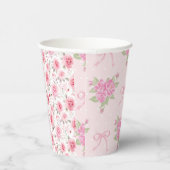 ワンファンシーコケットボウファースト誕生日 紙コップ (右)