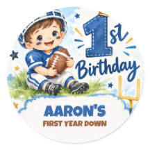 ワンファーストダウン フットボール 1歳の誕生日パーティー