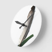 ワンフェザー ラウンド壁時計 (傾斜)