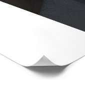 ワンフォトクリスマスファミリーキューアイピンク ポスター (角)