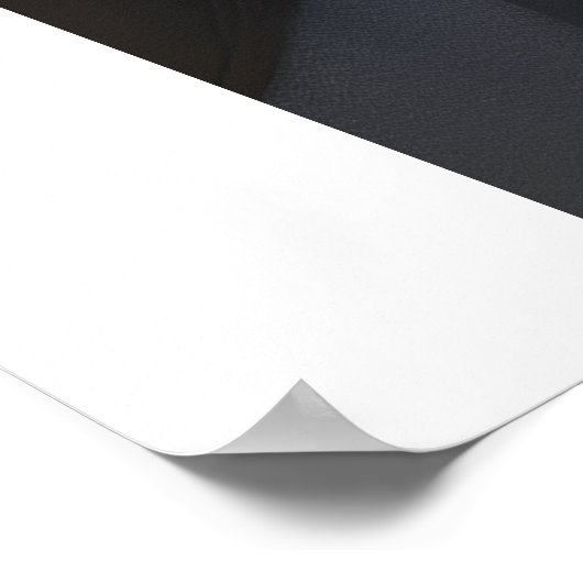 ワンフォトクリスマスファミリーキューアイピンク ポスター (角)