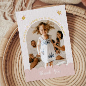 ワンフォトマジカルユニコーンパステルサンキューカード サンキューカード