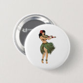 ワンフラガール踊り 缶バッジ (正面&裏面)