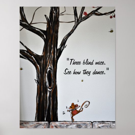 ワンブラインドマウス踊りポイント ポスター (正面)