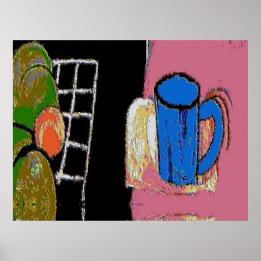 ワンブルーマグカップ ポスター (正面)