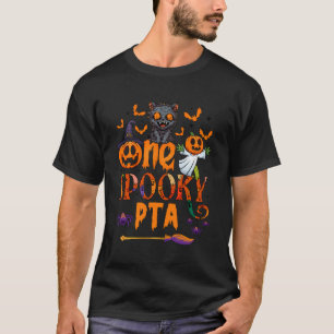 ワンプタ不気味おかしなハロウィン不気味プタブラックカ Tシャツ