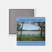 ワンプム湖磁石 マグネット (正面/裏面)