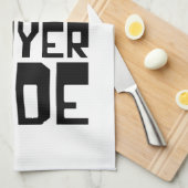 ワンプレイヤーモード キッチンタオル (四つ折り)