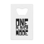 ワンプレイヤーモード クレジットカード栓抜き (正面)