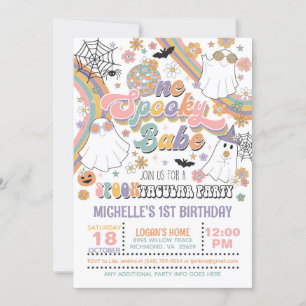 ワンベ不気味ー誕生日招待状 – 少女（白） 招待状