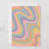 ワンベ不気味ー誕生日招待状 – 少女/紫 招待状 (裏面)