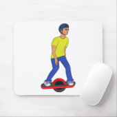 ワンホイーリング男 マウスパッド (マウス)