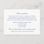 ワンホテル宿泊施設インサートカード – ペノブスコット エンクロージャーカード (正面)