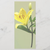 ワンホワイトユリ メニュー (裏面)