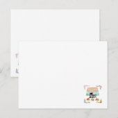 ワンホーム、ツーキャッツ、スリーメール、フォーシーズンズ ポストカード (正面/裏面)