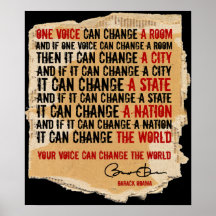 ワンボイス – バラクオバマ – PST25x30