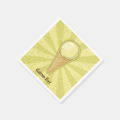 ワンボールアイスクリームコーン スタンダードカクテルナプキン (角)