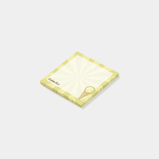 ワンボールアイスクリームコーン ポストイット (アングル)