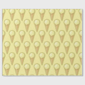 ワンボールアイスクリームコーン ラッピングペーパー (フラット)