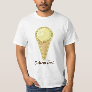 ワンボールアイスクリームコーン Tシャツ