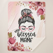 ワンマ賛美マ シェルパブランケット (正面)