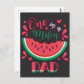 ワンメロンダッドバースデーパーティー ポストカード (正面/裏面)