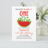 ワンメロン | ベビーの誕生日 招待状 (スタンド正面)