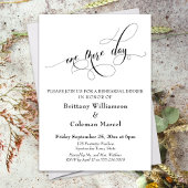 ワンモアタイポグラフィリハーサルディナー 招待状