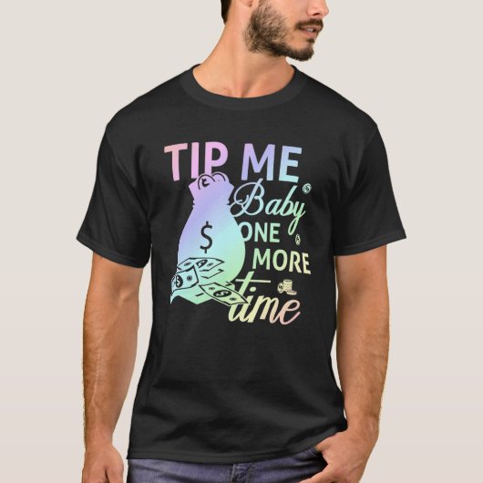 ワンモアタイムバーテンディングバーテンダー Tシャツ (正面)