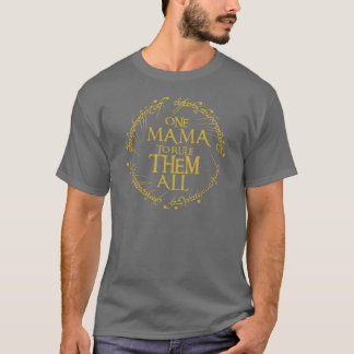 ワンモモ ルールヘム オール ママ クリスマス 男の子 楽しい Tシャツ