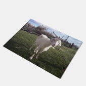 ワンヤングヤギ ドアマット (アングル)