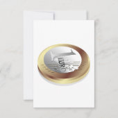 ワンユーロコイン招待状 招待状 (正面)