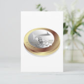 ワンユーロコイン招待状 招待状 (スタンド正面)