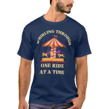 ワンライド・アット・ア・タイムで渦巻く Tシャツ