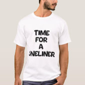 ワンライナーの時間 Tシャツ (正面)