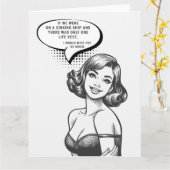 ワンライフベストおもしろいレトロ挨拶 カード (黄色い花)