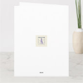 ワンライフベストおもしろいレトロ挨拶 カード (裏面)