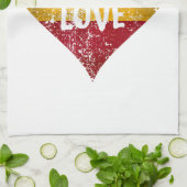 ワンラスタファリTシャツジャマイカレトロヴィンテージG キッチンタオル (折り畳み)