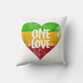 ワンラスタファリTシャツジャマイカレトロヴィンテージG クッション (裏面)