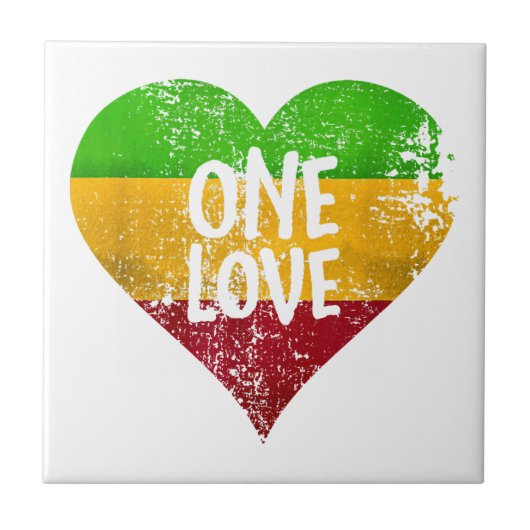 ワンラスタファリTシャツジャマイカレトロヴィンテージG タイル (正面)