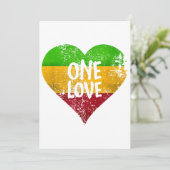 ワンラスタファリTシャツジャマイカレトロヴィンテージG 招待状 (スタンド正面)