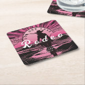 ワンラストロデオバチェロレッテ スクエアペーパーコースター (アングル)