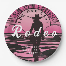 ワンラストロデオバチェロレッテ ペーパープレート