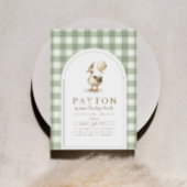 ワンラッキーアヒル招待状アヒル誕生日パーティー 招待状