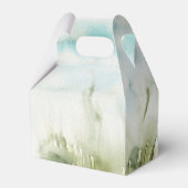 ワンラッキーアヒル水彩少年1歳の誕生日 フェイバーボックス (裏面サイド)