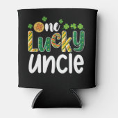 ワンラッキーアンクルマッチングファミリーセントパトリックの日 缶クーラー (正面)