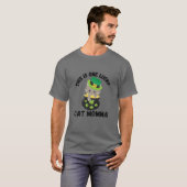 ワンラッキーキャットママ Tシャツ (正面フル)