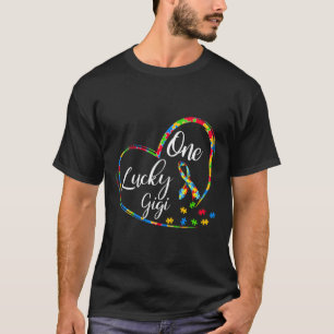 ワンラッキーギージオティスアウェアネスギフトパズル作品 Tシャツ