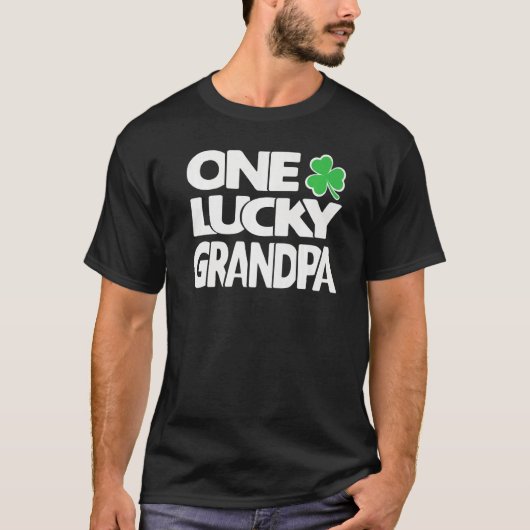 ワンラッキーグランドパCメンズSt patricks dayグランドファス Tシャツ (正面)