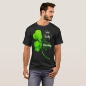 ワンラッキーグランマシャームロック祖母St patricks day Tシャツ (正面フル)